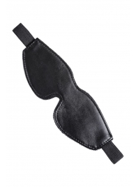 Черная маска Anonymo из искусственной кожи - ToyFa - купить с доставкой в Новошахтинске