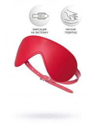 Красная маска Anonymo из искусственной кожи - ToyFa - купить с доставкой в Новошахтинске