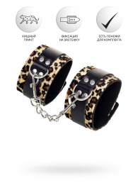 Наручники Anonymo с анималистическим принтом - ToyFa - купить с доставкой в Новошахтинске