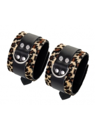 Наручники Anonymo с анималистическим принтом - ToyFa - купить с доставкой в Новошахтинске