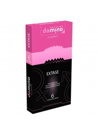 Презервативы с точками и рёбрышками DOMINO Classic Extase - 6 шт. - Domino - купить с доставкой в Новошахтинске