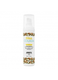 Разогревающее массажное масло с ароматом пина колада Gourmet Pina Colada - 50 мл. - Exsens - купить с доставкой в Новошахтинске