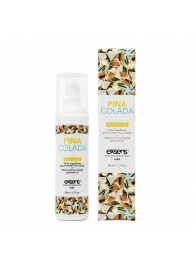 Разогревающее массажное масло с ароматом пина колада Gourmet Pina Colada - 50 мл. - Exsens - купить с доставкой в Новошахтинске