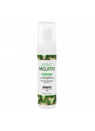 Разогревающее массажное масло с ароматом мохито Gourmet Mint Mojito - 50 мл. - Exsens - купить с доставкой в Новошахтинске