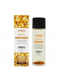 Органическое массажное масло AMBER JOJOBA - 100 мл. - Exsens - купить с доставкой в Новошахтинске
