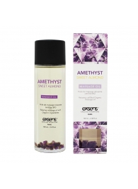 Органическое массажное масло AMETHYST SWEET ALMOND - 100 мл. - Exsens - купить с доставкой в Новошахтинске