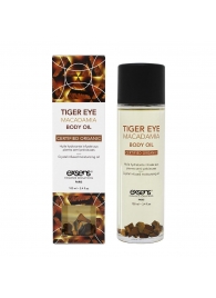 Органическое массажное масло TIGER EYE MACADAMIA - 100 мл. - Exsens - купить с доставкой в Новошахтинске