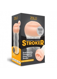 Мастурбатор-ротик ZOLO DEEP THROAT - Zolo - в Новошахтинске купить с доставкой