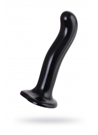 Черный стимулятор для пар P G-Spot Dildo Size L - 19 см. - Strap-on-me - в Новошахтинске купить с доставкой