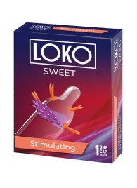 Стимулирующая насадка на пенис LOKO SWEET с возбуждающим эффектом - Sitabella - в Новошахтинске купить с доставкой