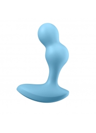 Голубой анальный вибростимулятор Deep Driver - 11,2 см. - Satisfyer - в Новошахтинске купить с доставкой