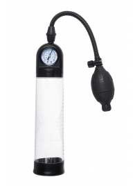 Прозрачная механическая помпа Roald с манометром - Sexus - в Новошахтинске купить с доставкой