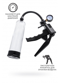 Прозрачная механическая помпа для пениса Viggo - Sexus - в Новошахтинске купить с доставкой