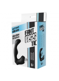 Черный вибромассажер простаты FantASStic Vibrating Prostate Massager - 11,3 см. - Dream Toys - в Новошахтинске купить с доставкой