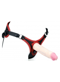 Пояс унисекс UNISEX Style с 2 насадками - LOVETOY (А-Полимер) - купить с доставкой в Новошахтинске