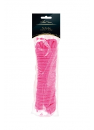 Розовая веревка для связывания Sweet Caress Rope - 10 метров - Sweet Caress - купить с доставкой в Новошахтинске
