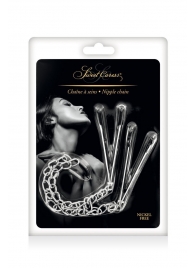 Регулируемые зажимы для сосков Sweet Caress Nipple Chain - Sweet Caress - купить с доставкой в Новошахтинске
