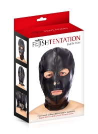 Маска-шлем с прорезями для глаз и рта - Fetish Tentation - купить с доставкой в Новошахтинске