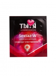Возбуждающий крем для женщин Sextaz-W в одноразовой упаковке - 1,5 гр. - Биоритм - купить с доставкой в Новошахтинске