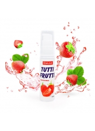Гель-смазка Tutti-frutti с земляничным вкусом - 30 гр. - Биоритм - купить с доставкой в Новошахтинске
