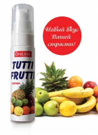 Гель-смазка Tutti-frutti со вкусом тропических фруктов - 30 гр. - Биоритм - купить с доставкой в Новошахтинске