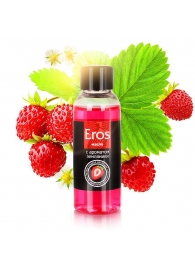 Массажное масло Eros fantasy с ароматом земляники - 50 мл. - Биоритм - купить с доставкой в Новошахтинске