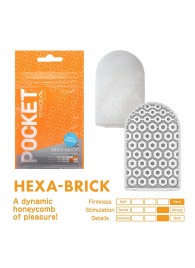 Карманный мастурбатор HEXA-BRICK - Tenga - в Новошахтинске купить с доставкой