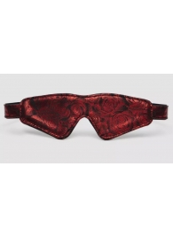 Двусторонняя красно-черная маска на глаза Reversible Faux Leather Blindfold - Fifty Shades of Grey - купить с доставкой в Новошахтинске