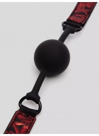 Кляп-шар на двусторонних ремешках Reversible Silicone Ball Gag - Fifty Shades of Grey - купить с доставкой в Новошахтинске