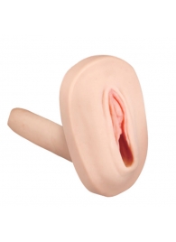Мастурбатор-вагина с вибрацией и выносным пультом управления REALSTUFF SMOOTH   BALD - Dream Toys - в Новошахтинске купить с доставкой