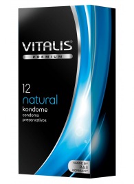 Классические презервативы VITALIS PREMIUM natural - 12 шт. - Vitalis - купить с доставкой в Новошахтинске