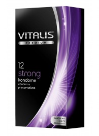 Презервативы с утолщённой стенкой VITALIS PREMIUM strong - 12 шт. - Vitalis - купить с доставкой в Новошахтинске