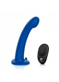 Синяя насадка Remote Control P-Spot G-Spot с черными трусиками - 20 см. - Pegasus - купить с доставкой в Новошахтинске