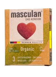 Экологически чистые презервативы Masculan Organic - 3 шт. - Masculan - купить с доставкой в Новошахтинске