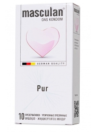 Супертонкие презервативы Masculan Pur - 10 шт. - Masculan - купить с доставкой в Новошахтинске