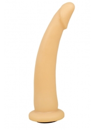 Телесная гладкая насадка-фаллоимитатор Harness - 20 см. - LOVETOY (А-Полимер) - купить с доставкой в Новошахтинске