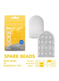 Карманный мастурбатор Spark Beads - Tenga - в Новошахтинске купить с доставкой