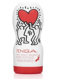 Мастурбатор Keith Haring Cup Deep Throat - Tenga - в Новошахтинске купить с доставкой