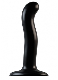Черный фаллоимитатор-насадка Strap-On-Me P G spot Dildo size S - 16,4 см. - Strap-on-me - купить с доставкой в Новошахтинске