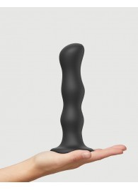 Черная насадка Strap-On-Me Dildo Geisha Balls size XL - Strap-on-me - купить с доставкой в Новошахтинске