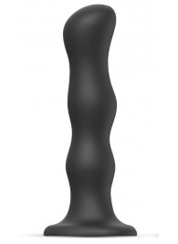 Черная насадка Strap-On-Me Dildo Geisha Balls size XL - Strap-on-me - купить с доставкой в Новошахтинске