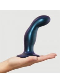Темно-синяя насадка Strap-On-Me Dildo Plug Snaky size M - Strap-on-me - купить с доставкой в Новошахтинске