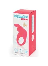Розовое эрекционное виброкольцо Happy Rabbit Rechargeable Rabbit Cock Ring - Happy Rabbit - в Новошахтинске купить с доставкой