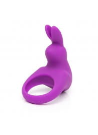 Фиолетовое эрекционное виброкольцо Happy Rabbit Rechargeable Rabbit Cock Ring - Happy Rabbit - в Новошахтинске купить с доставкой