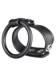 Двойное кольцо выносливости на пенис DUAL STAMINA RING - BlueLine - в Новошахтинске купить с доставкой