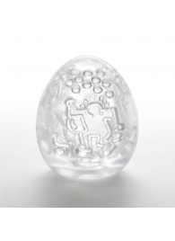 Мастурбатор-яйцо Keith Haring EGG DANCE - Tenga - в Новошахтинске купить с доставкой