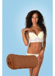 Коричневый мастурбатор-вагина BRIANNA - Dream Toys - в Новошахтинске купить с доставкой