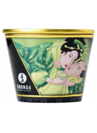 Массажная свеча Exotic Green Tea с ароматом зелёного чая - 170 мл. - Shunga - купить с доставкой в Новошахтинске