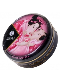 Массажная свеча Rose Petals с ароматом розы - 30 мл. - Shunga - купить с доставкой в Новошахтинске