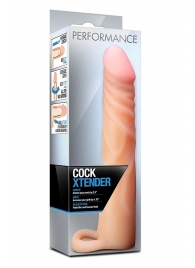 Телесная насадка на пенис Cock Xtender - 17,7 см. - Blush Novelties - в Новошахтинске купить с доставкой
